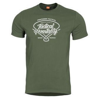 Pentagon Tactical Mentality tričko, olivno zelena
