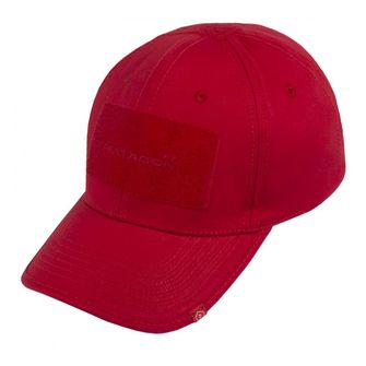 Pentagon taktična kapa s šiltom, rdeča