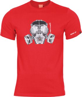 Pentagon Gas Mask majica, rdeča