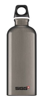 SIGG Traveller Aluminijasta steklenica za pijačo 0,6 l dimljena biserna