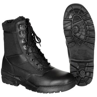 MFH Varnostni škornji z gumijastim podplatom, črni