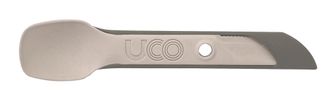 Komplet jedilnega pribora UCO Switch z zanko za pritrditev in držalom za vilice za pesek Spork