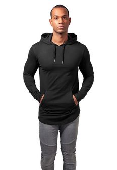Urban Classics moški pulover, črn