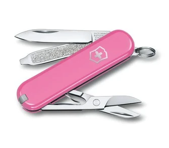 Victorinox Classic SD Colors Cherry Blossom, večnamenski nož, roza, 7 funkcij