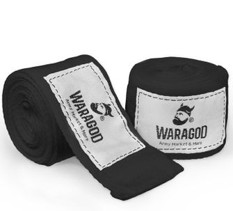 WARAGOD boksarske bandaže 3,5 m, črne