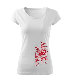 DRAGOWA ženska kratka majica War, bela 150g/m2