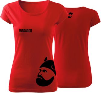 WARAGOD ženska majica BIGMERCH, rdeča 150g/m2