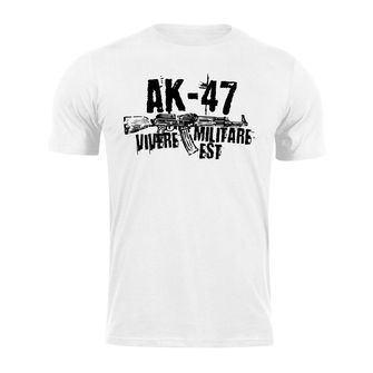 DRAGOWA majica s kratkimi rokavi Seneca AK-47, bela 160g/m2
