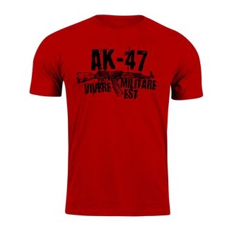 DRAGOWA majica s kratkimi rokavi Seneca AK-47, rdeča 160g/m2