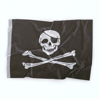 WARAGOD piratska zastava Jolly Roger 150x90 cm