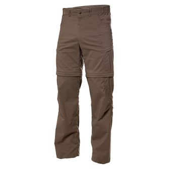 Warmpeace Bigwash hlače z zadrgo, kavno rjave barve