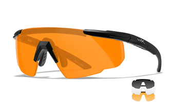 WILEY X SABER ADVANCE zaščitna očala z zamenljivimi stekli, črna